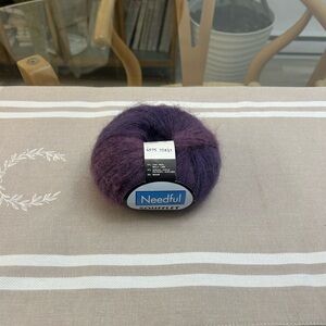 Needful Purple Wool Yarn Ball